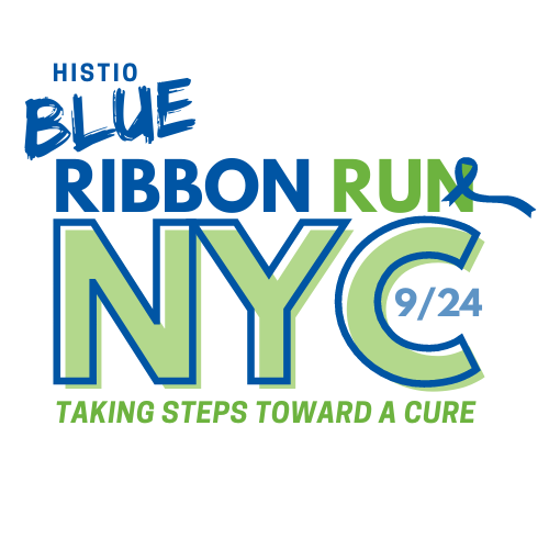 Histio Blue Ribbon Run Logo 2023